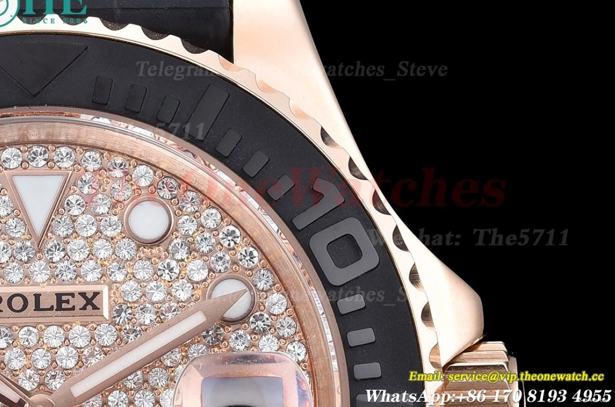 Diamond 126655 MY8215 GDF Dot Yacht-Master SS RG 40mm 0304